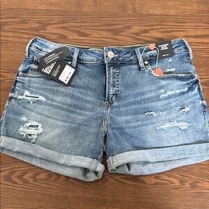 Denim Blue Distressed Women's Shorts 🌸bundle and save